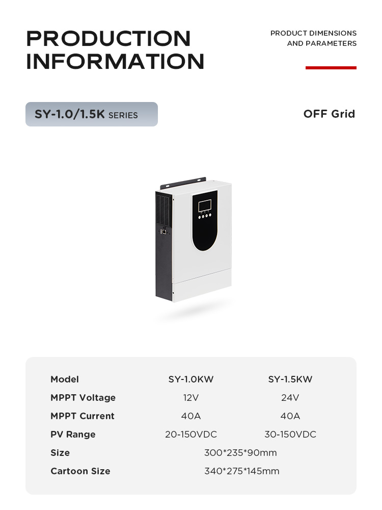 Solar Hybrid Inverter - SY Series