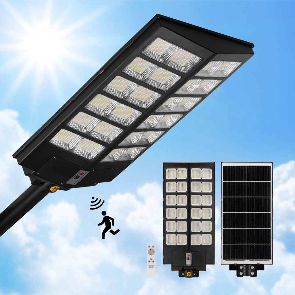 Smart Solar Street Lights with Motion Sensor‌ Commercial-Grade Outdoor Lighting Solutions for Roads, Gardens & Industrial Zones