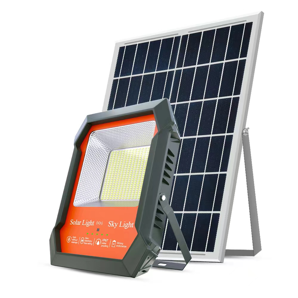 Solar Flood Light Outdoor - 800W IP67 Waterproof LED with Remote Control & 40W Panel
