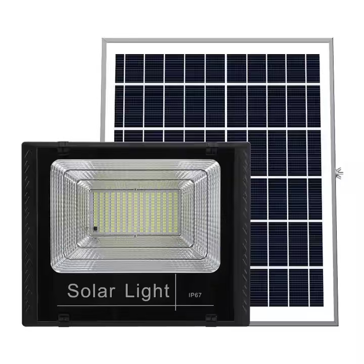 Solar Flood Light Outdoor - Waterproof LED with 360° Adjustable Bracket & Remote Control