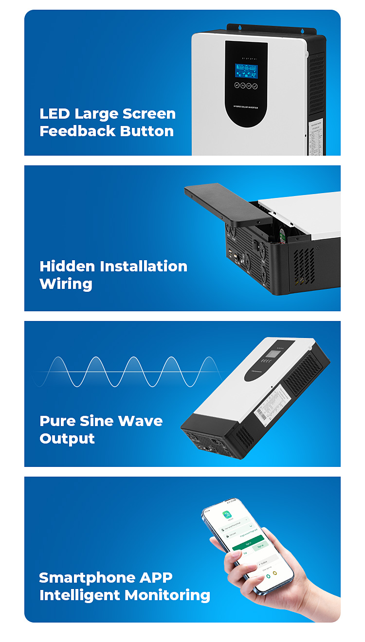 Hybrid Solar Inverter SYP-4.0KW/24V